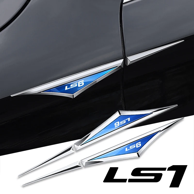 2 buc aliaj masina autocolante auto accsesories accesoriu pentru Chevrolet LSX LS1 LS2 LS3 LS4 LS6 LS7 . ' - ' . 0