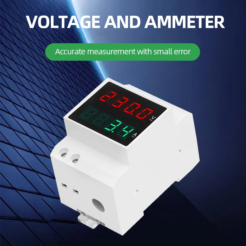 AC80-300V Volt Amp Gauge Contor monofazat Voltmetru Ampermetru Digital cu LED-uri Volt Monitor Test 220V pentru Biroul de Acasă Industrie . ' - ' . 0
