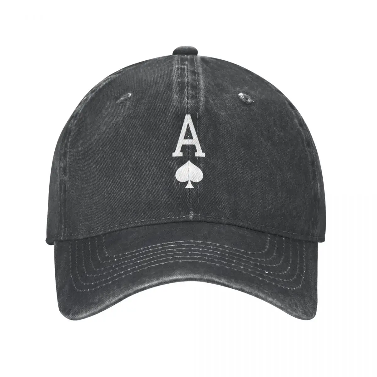 Alb și negru Asul de Pică carte de joc Pălărie de Cowboy Pălărie de Golf Om Snap Back Hat Hat Pentru Barbati Femei . ' - ' . 0