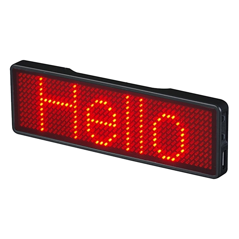 Bluetooth LED Numele Insigna Reîncărcabilă Lumina Semn de BRICOLAJ Programabile Scrolling Message Board Display LED,Tip 2 . ' - ' . 0