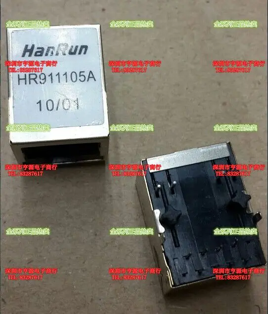 Brand Original nou HR911105 HR911105A RJ45 iluminate rețea transformator cip IC . ' - ' . 0