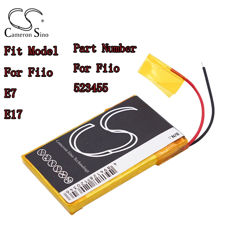 Cameron Sino Amplificator Baterie Pentru Fiio E7 E17 Parte Numărul 523455 . ' - ' . 0
