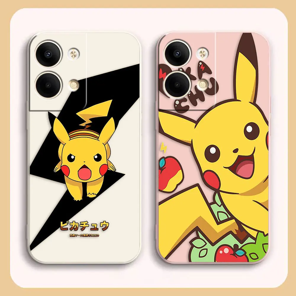 Caz de telefon Pentru OPPO RENO 8 7 9 6 7SE 5 4 4SE 4 3 4G 5G PRO PLUS Capac Caz Funda Cqoue Shell Capa Anime Drăguț P-Pokémon P-Pikachu . ' - ' . 0