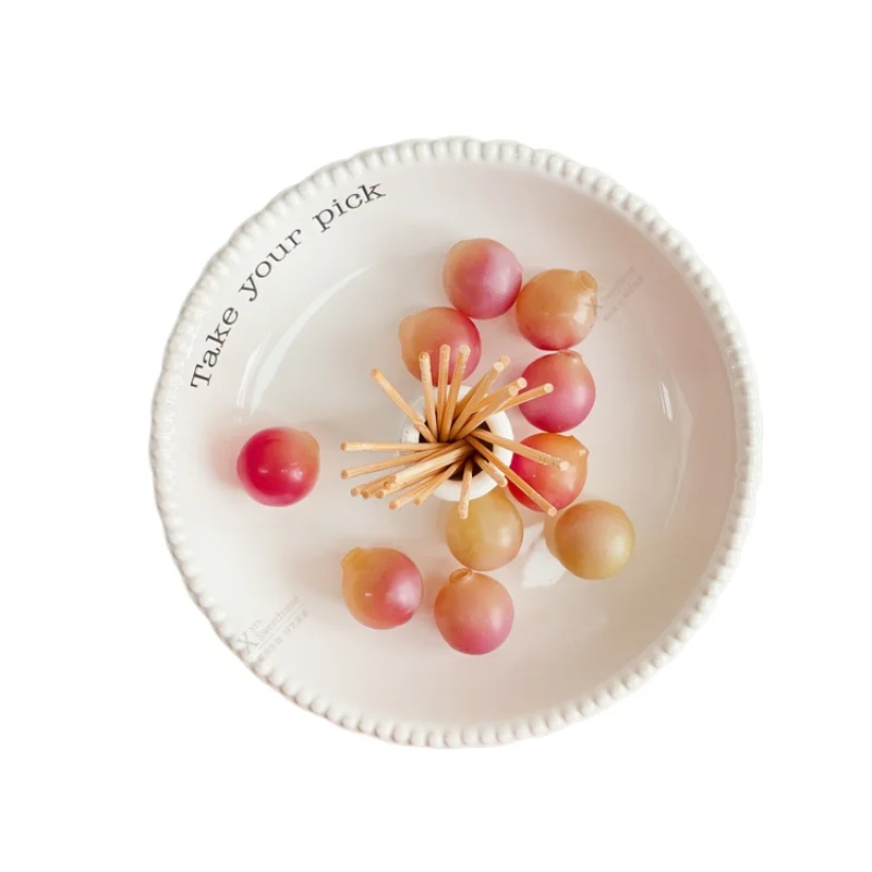 Creative bol de fructe, vesela ceramica, poate deține scobitori, fructe furculițe, farfurii, Nordic minimalist apă, fructe, farfurii, furculițe . ' - ' . 0