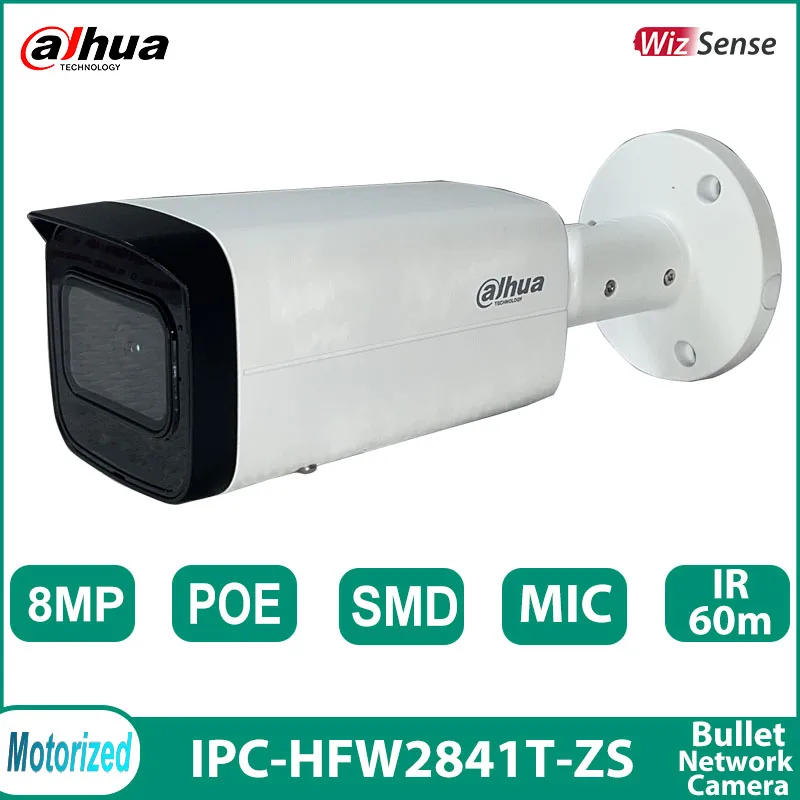 Dahua 8MP IPC-HFW2841T-ZS IR 60m POE SMD Construit în Microfon Cameră de Rețea Vari-focal Glonț WizSense camera de Supraveghere . ' - ' . 0