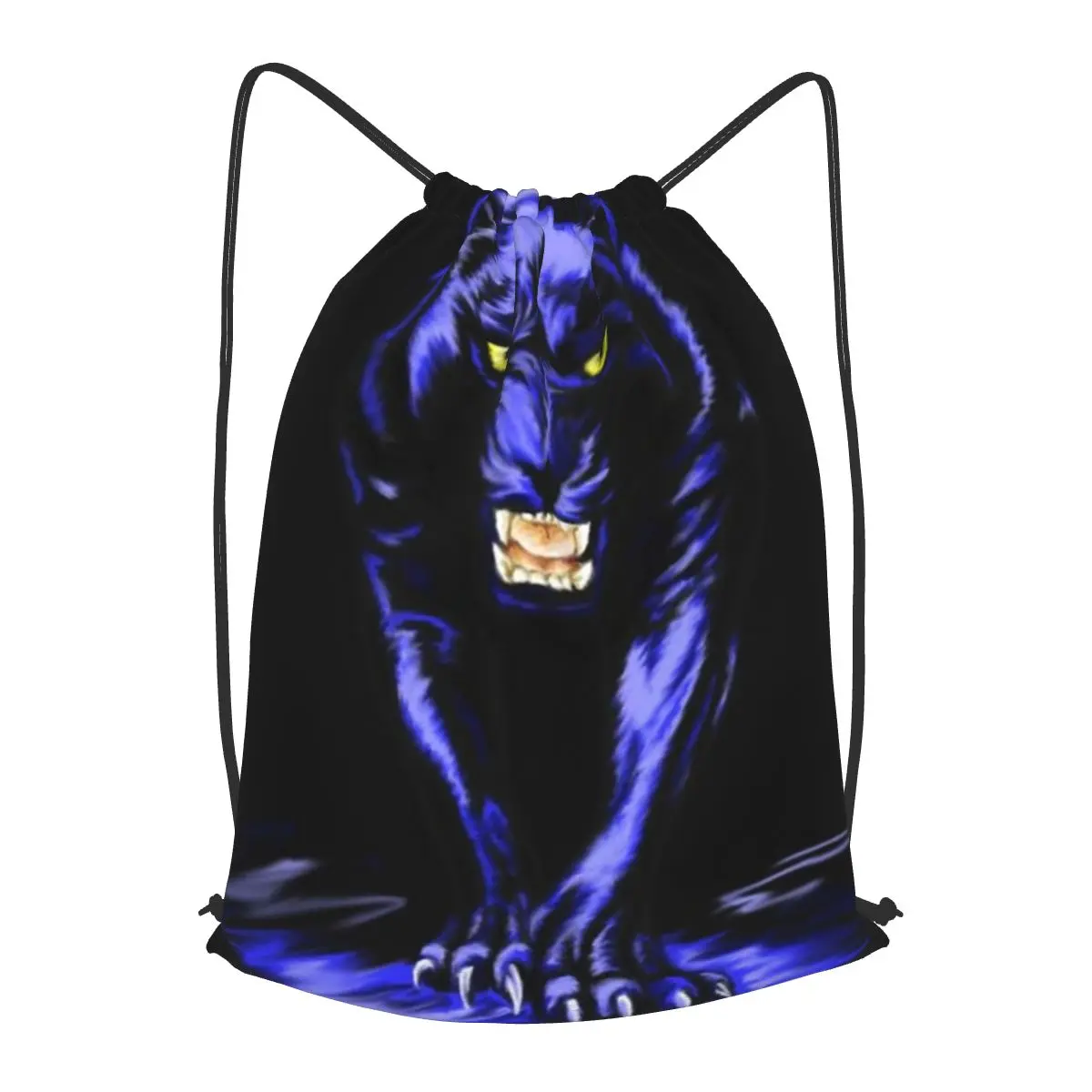 Dark Blue Panther Cordon Rucsac Barbati sală de Gimnastică Antrenament de Fitness Sac de Sport Pachet Rucsac Yoga Rucsac pentru Femei . ' - ' . 0