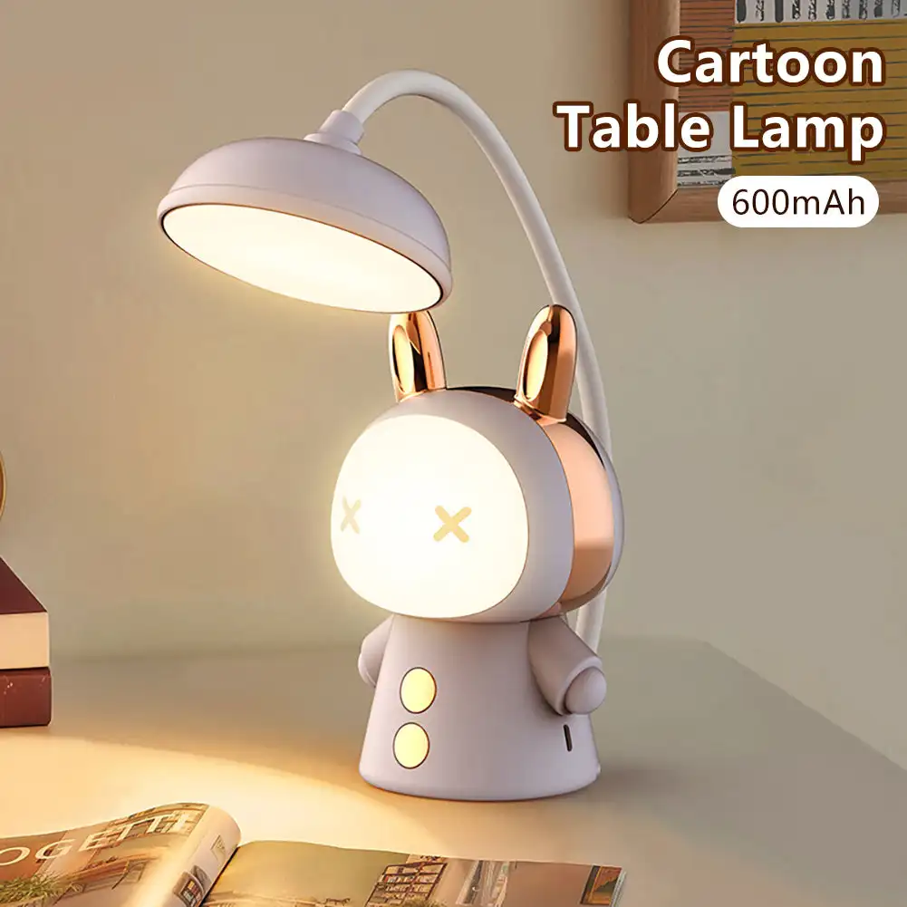 Desene animate Lampă de Birou de Protecție a Ochilor de economisire a Energiei Lampă de Lectură USB de Încărcare de Dormit Lumina de Noapte LED-uri Lampă de Masă pentru Copii Cadouri . ' - ' . 0