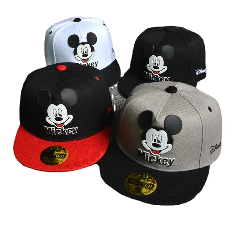 Disney Mickey Ureche Șepci de Baseball pentru Copii copii Snapback Hip Hop Pălărie Băieți Fete Vara ochiurilor de Plasă Respirabil Soare Gorras Reglabil 2-8Y . ' - ' . 0