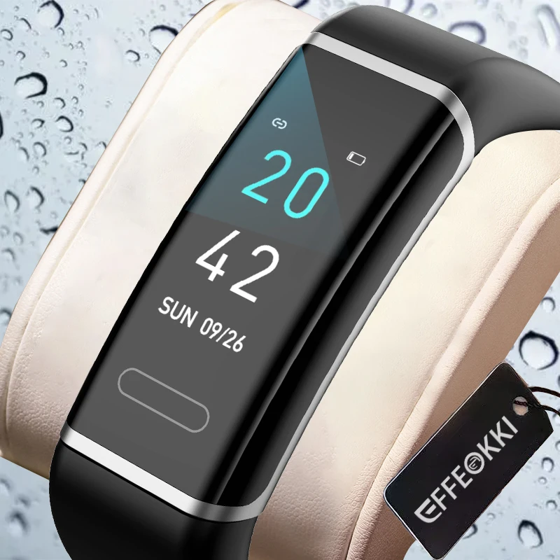 EFFEOKKI Smartwatch Band Bluetooth rezistent la apa Heart Rate Monitor Sleep Tracker de Fitness Sport Brățară Inteligent Womem Xiomi Ceas . ' - ' . 0
