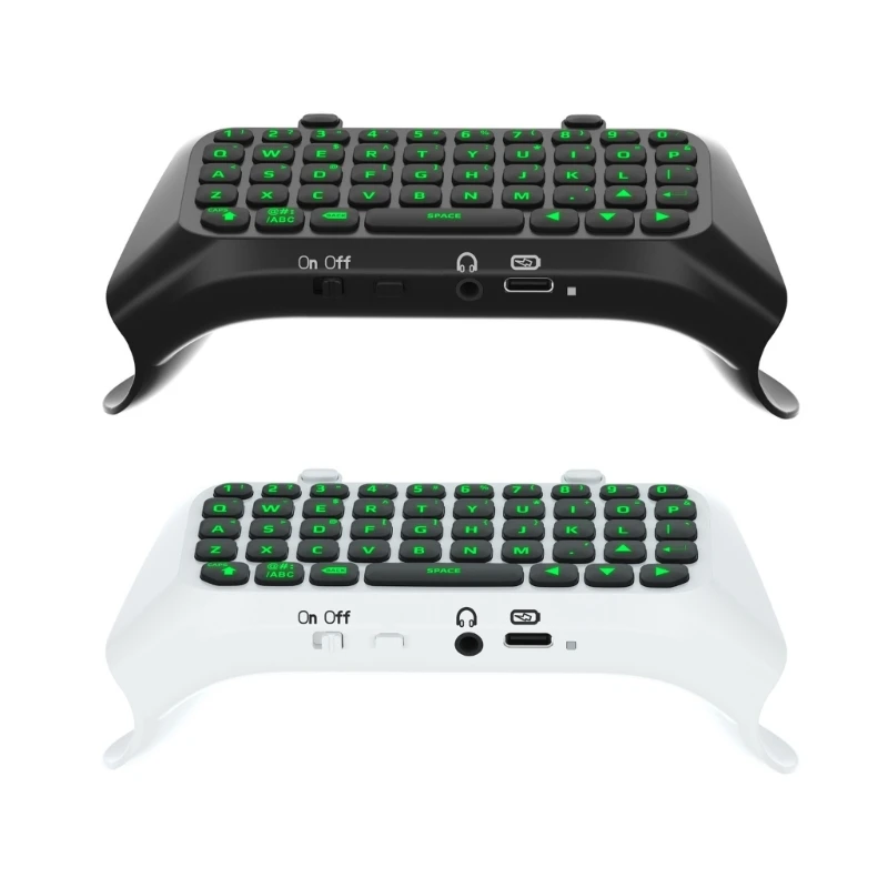 ForPS5 Controller BluetoothCompatible Mini Tastatura Cu Iluminare De Fundal Verde Voce . ' - ' . 0