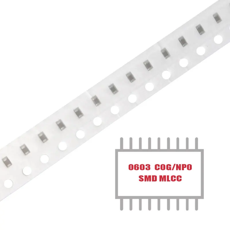 GRUPUL MEU 100BUC MLCC SMD CAPAC CER 0.1 PF 50V C0G/NP0 0603 Montare pe Suprafață Condensatoare Ceramice Multistrat în Stoc . ' - ' . 0
