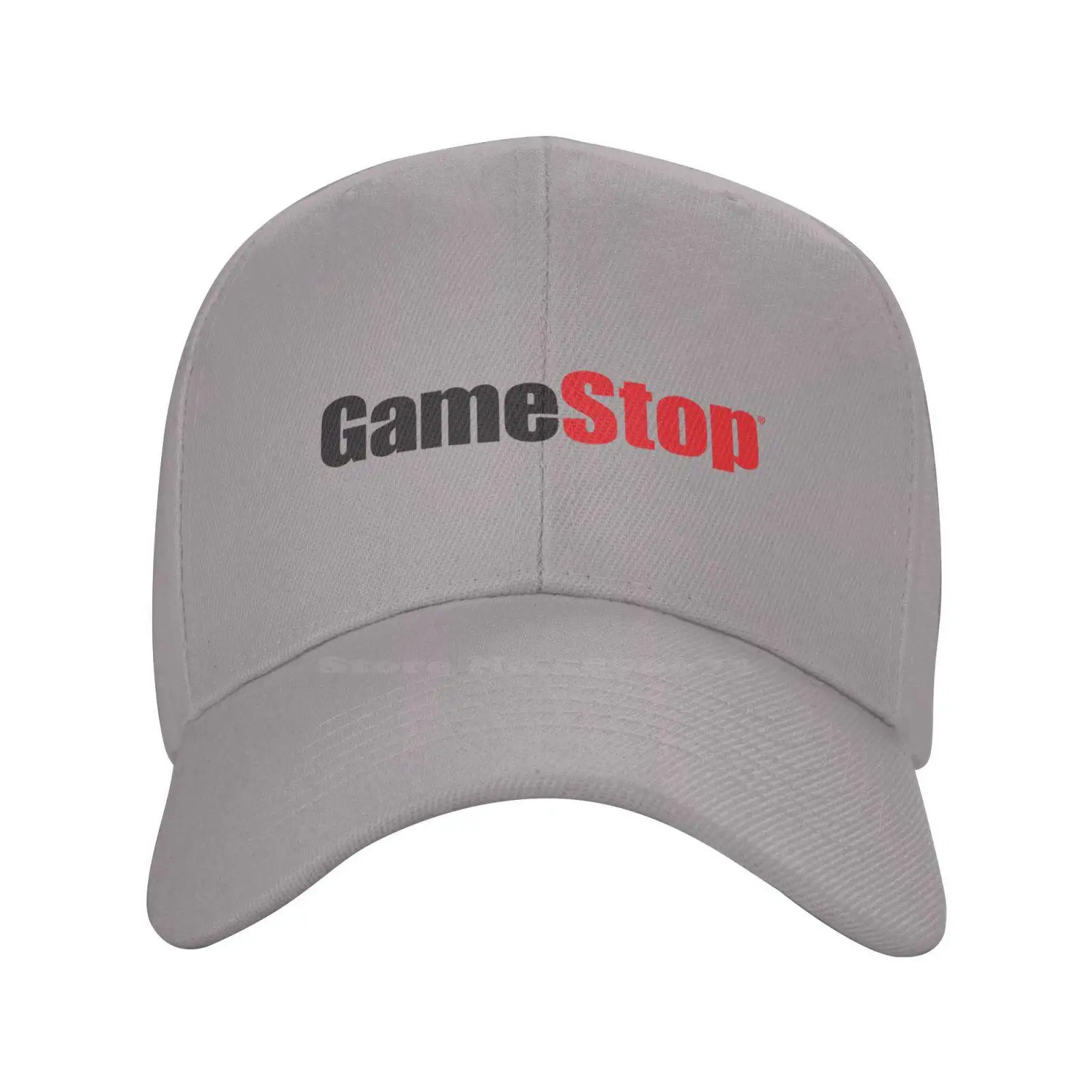 GameStop Logo-ul Imprimat Grafic Logo-ul de Brand de Înaltă calitate Denim capac Tricotate pălărie de Baseball capac . ' - ' . 0