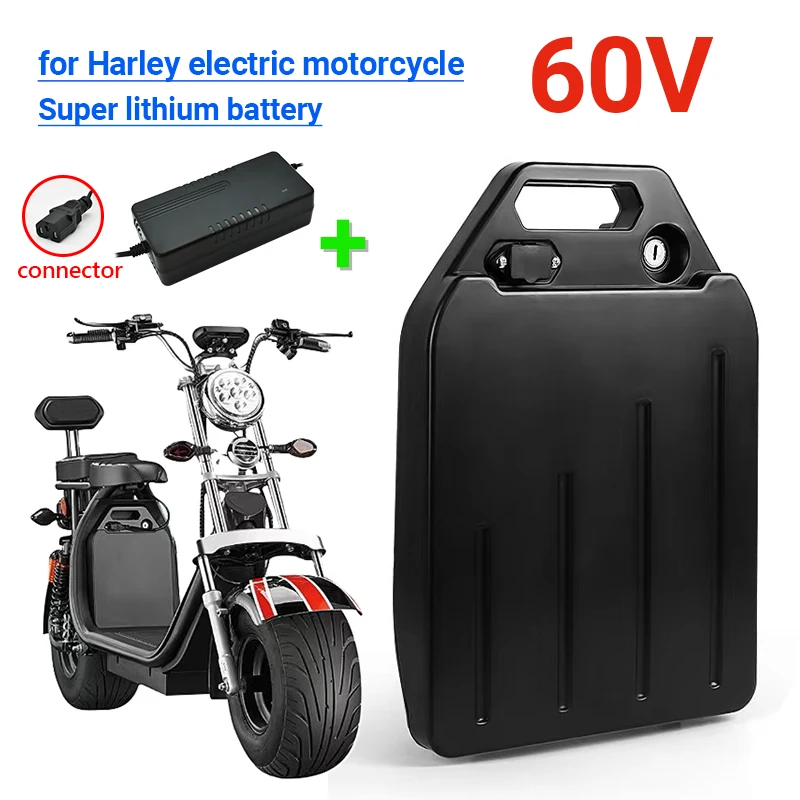 Harley Masina Electrica Baterie de Litiu rezistent la apa Baterie 18650 60V 40Ah pentru Două Roți Pliabil Citycoco Scuter Electric Bicicleta . ' - ' . 0