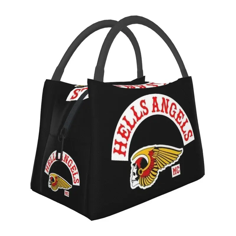 Hells Angels Lume Logo-ul Resuable Cutie de Prânz pentru Femei Termică a Răcitorului de Alimentare Izolate masa de Prânz Sac de Spital Birou Pinic Container . ' - ' . 0