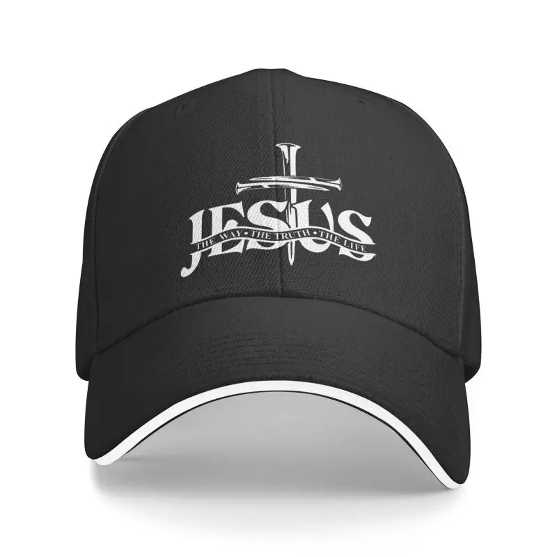 Isus, Calea, Adevărul Viața Șapcă De Baseball Bărbați Femei Personalizate Reglabil Unisex Religie Crucea Credinței Creștine Tată Pălăria În Aer Liber . ' - ' . 0