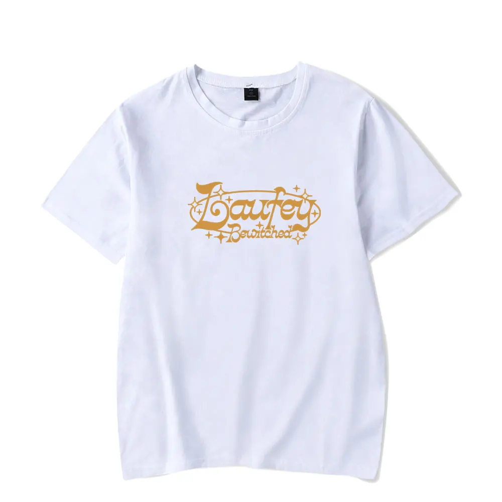Laufey Cosmic Copilul Maneci Scurte Tee Femei Bărbați Crewneck Moda T-shirt . ' - ' . 0
