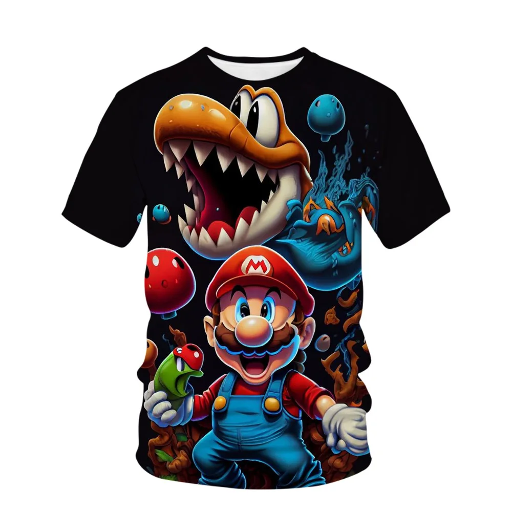 Mario Brothers Imbracaminte Baieti tricou de Vara tricou Mario Brothers Fantezie Super Mario Băieți Joc de Rol tricou Sport de Moda . ' - ' . 0