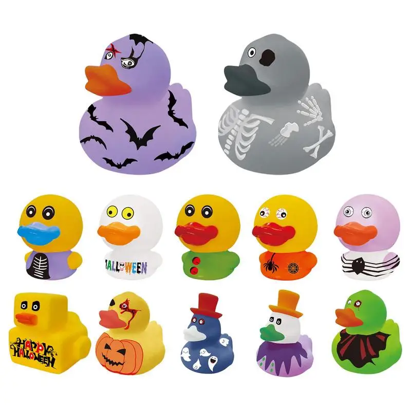 Masina Tabloul De Bord Ornamente De Lux Rațe De Cauciuc Squeaker Duckies De Clasă Școală Premii Ducky Halloween Craciun Copil Jucărie Cadou . ' - ' . 0