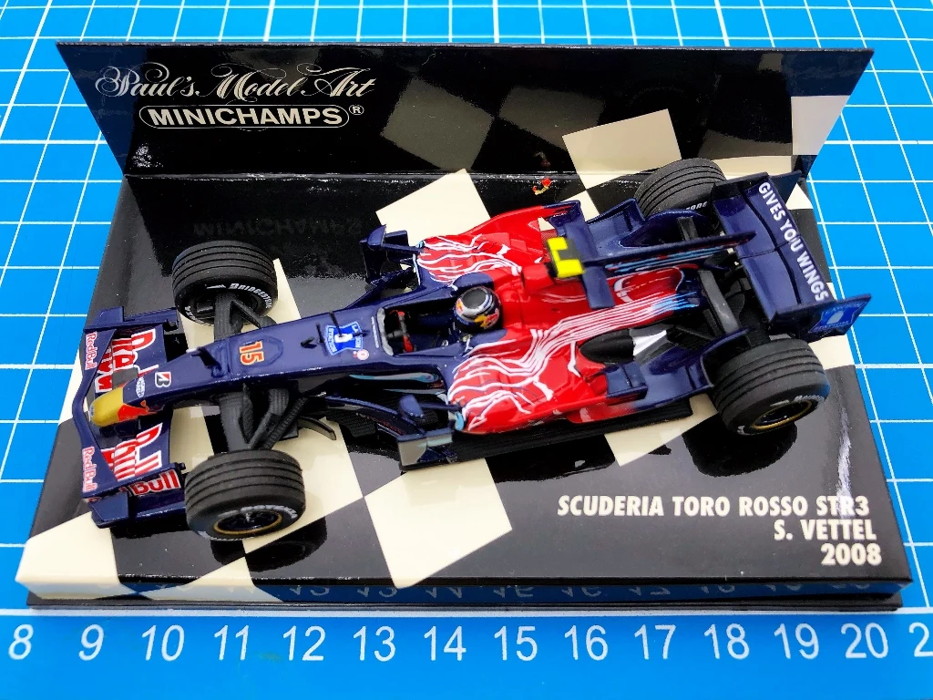 Minichamps 1:43 F1 STR3 2008 Sebastian Vettel Simulare Ediție Limitată Rășină Metal Static Model de Masina de Jucarie Cadou . ' - ' . 0