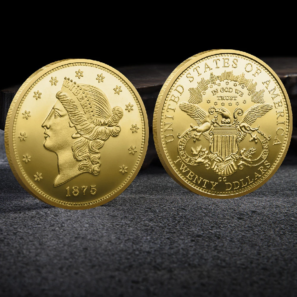 NE Statuia Libertății Suveniruri și Cadouri Placat cu Aur de Monede Sigiliu al SUA Vultur Pleșuv Provocare Monede Monede Comemorative . ' - ' . 0