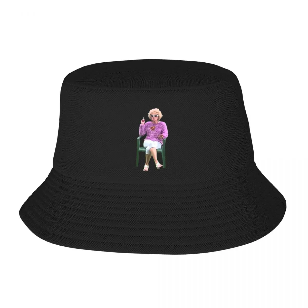 Noi Kath și Kim: Kath Având un Fum Găleată Pălărie de Plajă Personalizate Cap Pălării Pentru Femei Barbati . ' - ' . 0