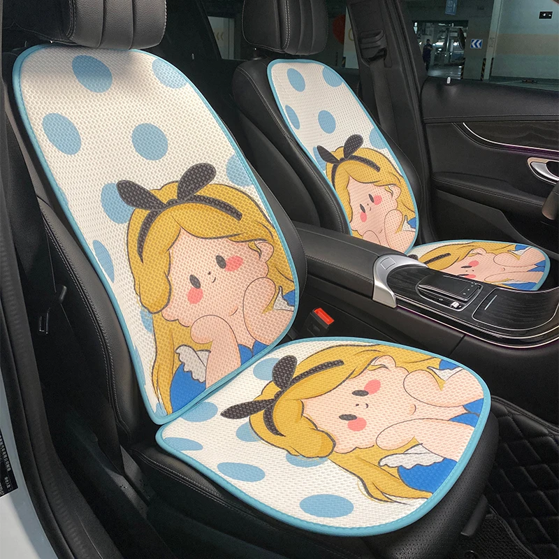 Noi Patru Sezoane Universal 3D a ochiurilor de Plasă Respirabil de Desene animate Drăguț Fată de Cinci Bancheta din Spate Fart Pernă Scaun Auto Perna Decor . ' - ' . 0