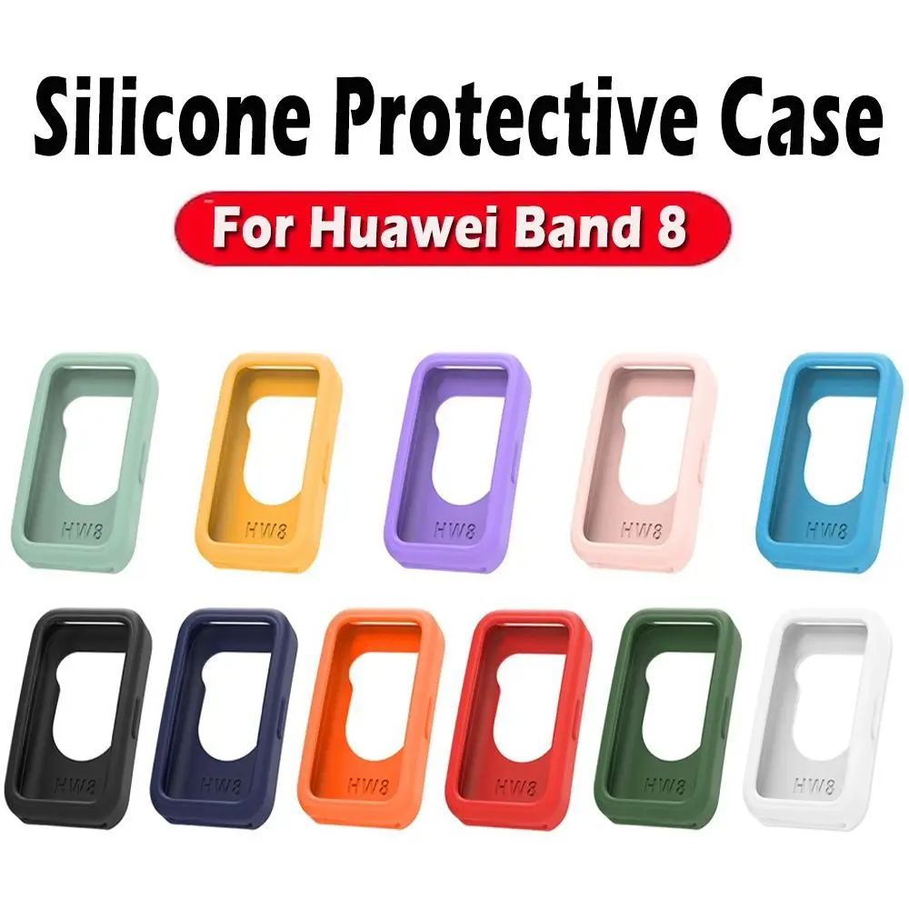 Pentru Huawei Band 8 Inteligent Ceas Silicon Moale Plin Edge Protector Smartwatch Caz Shell Cadru De Protectie Bara De Protecție Anti Scratch . ' - ' . 0