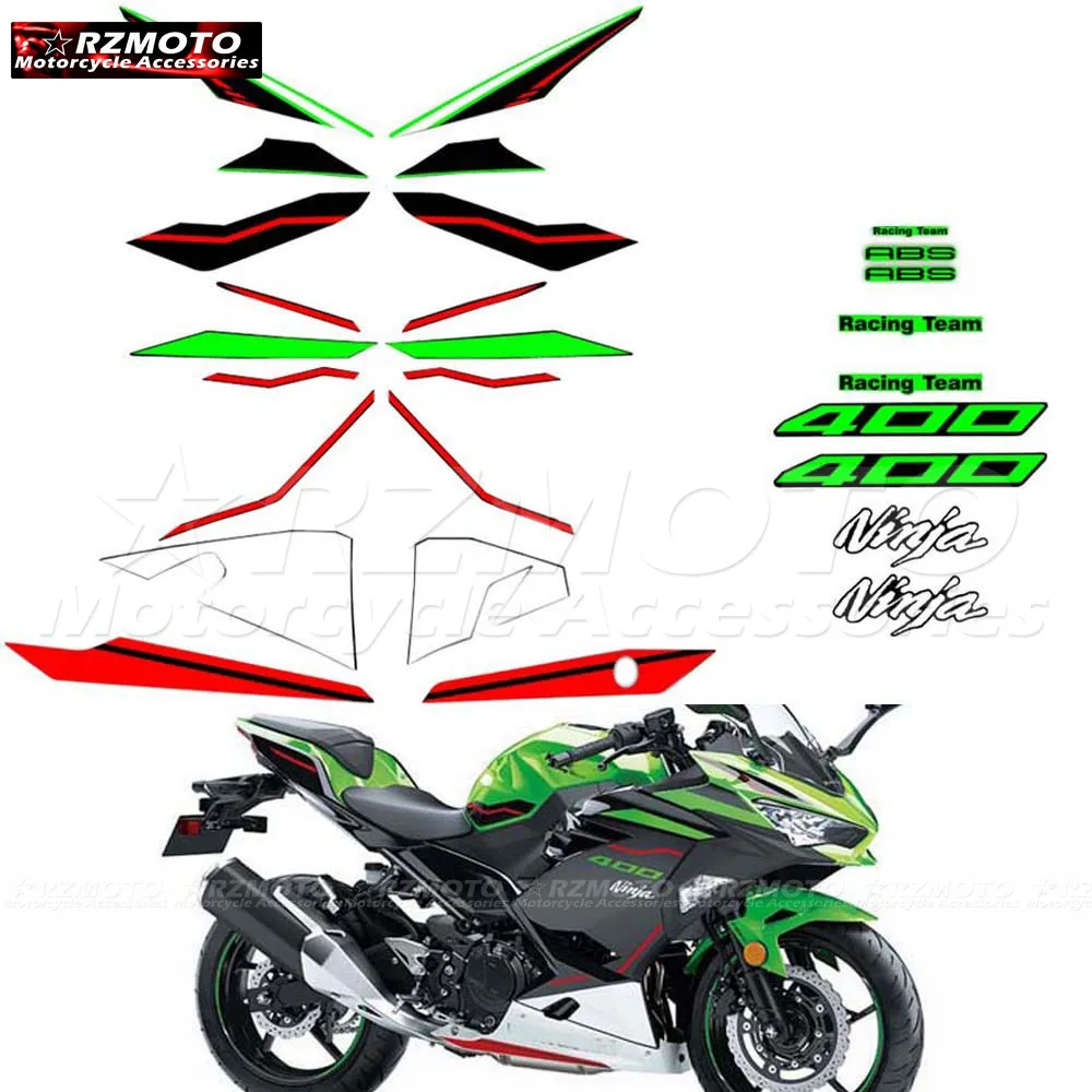 Pentru Kawasaki NINJA400 ninja 400 2018-2022 2018 2019 2020 2021 Ninja Accesorii pentru Motociclete Carenaj Autocolant Toată Autocolant Auto Kit . ' - ' . 0