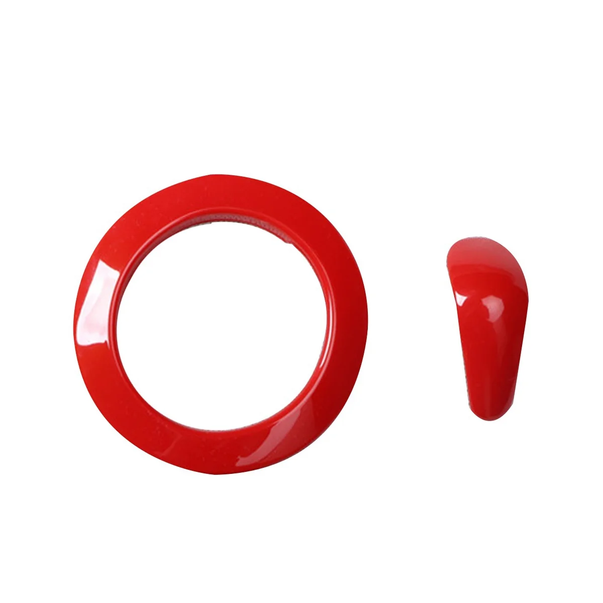 Roșu Schimbătorului de Viteze Capac Garnitura Maneta Schimbătorului de viteze Capac Decorativ pentru . ' - ' . 0