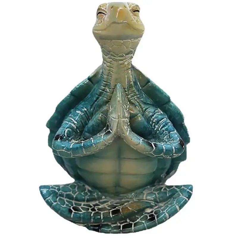 Sea Turtle Figurina Pace Meditând Țestoasă De Mare Statuie Decoratiuni Pentru Buddha Zen Yoga Broasca Gradina Statuia Ornament Pentru . ' - ' . 0