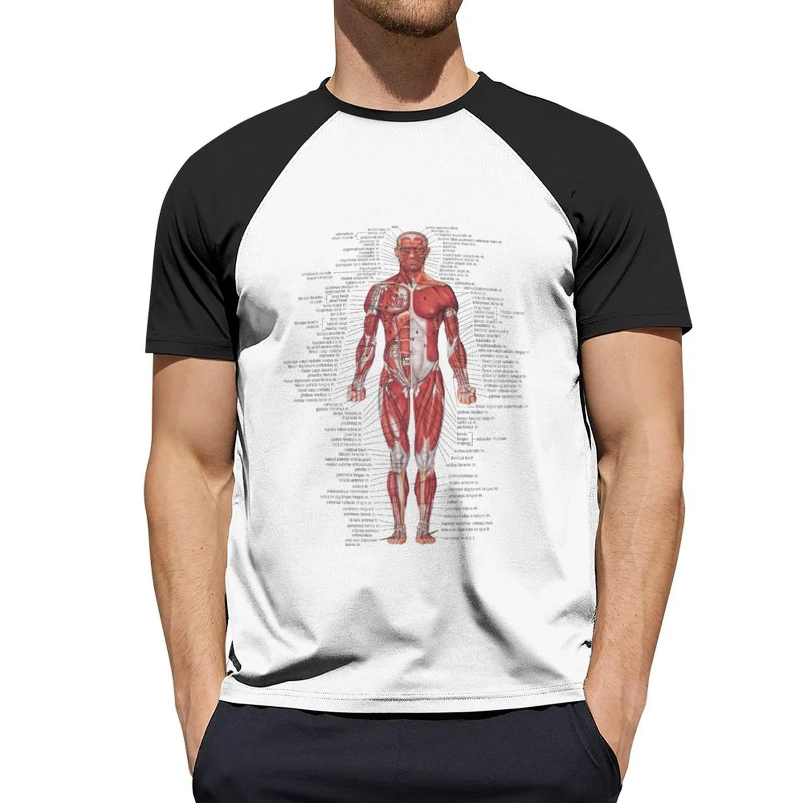 Sistemul Muscular al Corpului Uman T-Shirt haine drăguț tricou sublim t camasa barbati maneca lunga, tricouri . ' - ' . 0