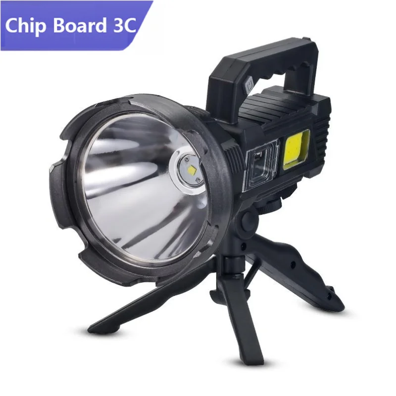 Super Bright LED-uri Lanterna Portabil sSearchlight P50 Lampa de Șirag de mărgele Cu Montare pe Suport Potrivit pentru Expediții de Pescuit . ' - ' . 0