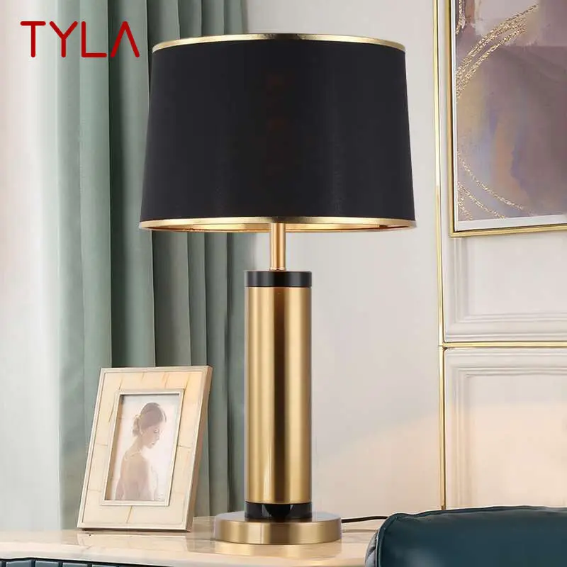 TYLA Contemporane Aur Negru Lampă de Masă cu LED Epocă de Creație Simplu Noptieră lampa de Birou pentru Acasa, Camera de zi Dormitor . ' - ' . 0