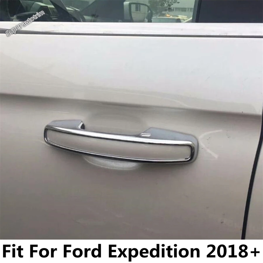 Ușa mașinii se Ocupe de Decorarea Capacul de Protecție Trim Fit Pentru Ford Expedition 2018 ABS Crom Strălucitor Accesorii Exterioare Refit Kit . ' - ' . 0