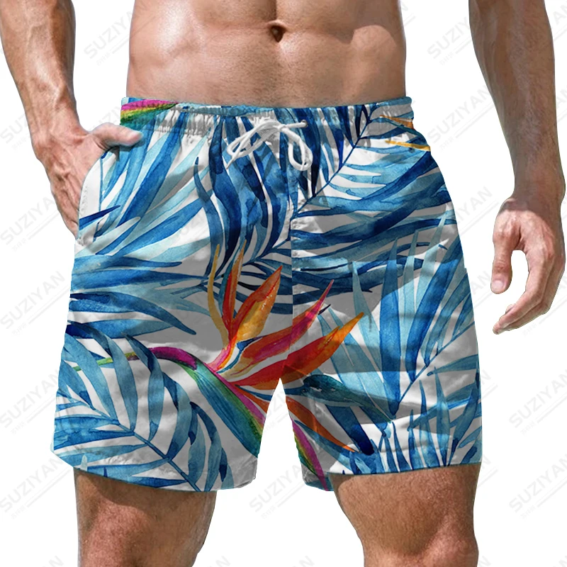 Vara barbati beach copac de nucă de cocos 3d imprimate pantaloni scurți Hawaiian casual plaja pantaloni pentru bărbați de mari dimensiuni uscare rapidă pantaloni scurți . ' - ' . 0