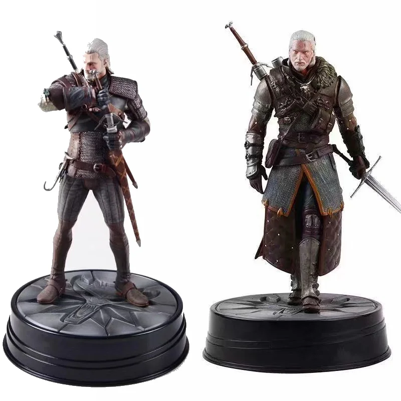 Witcher-ed 3 Wild Hunt Geralt Lup figurina de Colectie Model de Jucării de Crăciun Cadou Papusa 24CM . ' - ' . 0