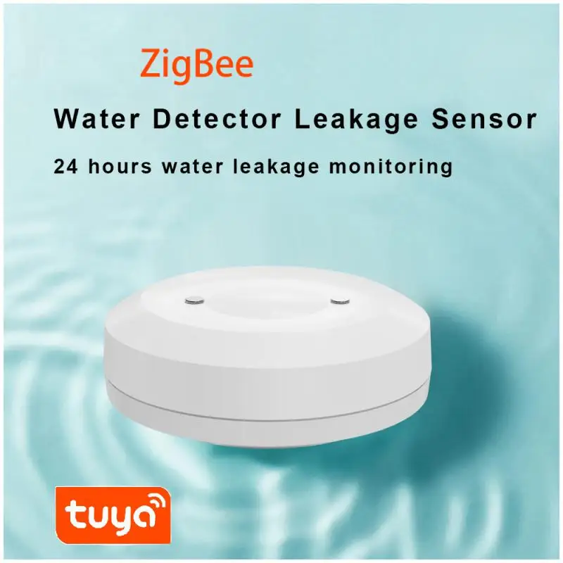 ZigBee TUYA Wifi Apă Detector de Scurgere Senzor de Alarmă Detector de Scurgeri de Sunet Tuyasmart de Viață Inteligentă APP de Alertă pentru Inundații Preaplin de Securitate . ' - ' . 0