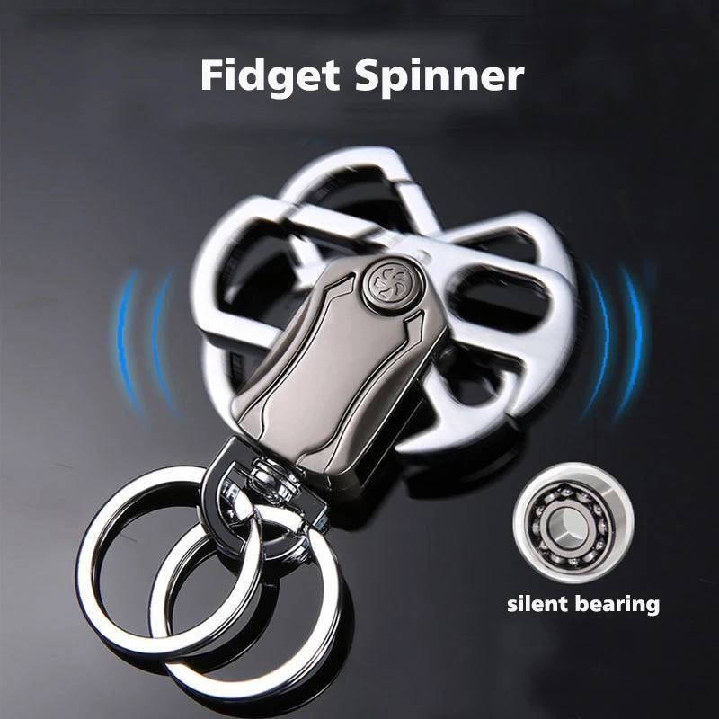 spinner breloc din metal cu desfăcător de sticle / cuțit mic/ suport de telefon creativitatea cheie inel de afaceri de publicitate mic cadou . ' - ' . 0