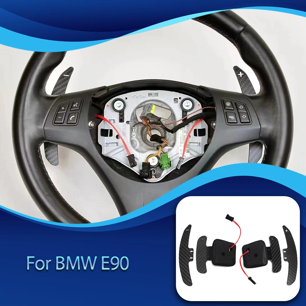 Înlocui Fibra de Carbon Magnetic Paddle Shifter Pentru BMW E90 M3 Salon X5M X6M E70 E71 Volan Extensia Accesorii Auto . ' - ' . 0