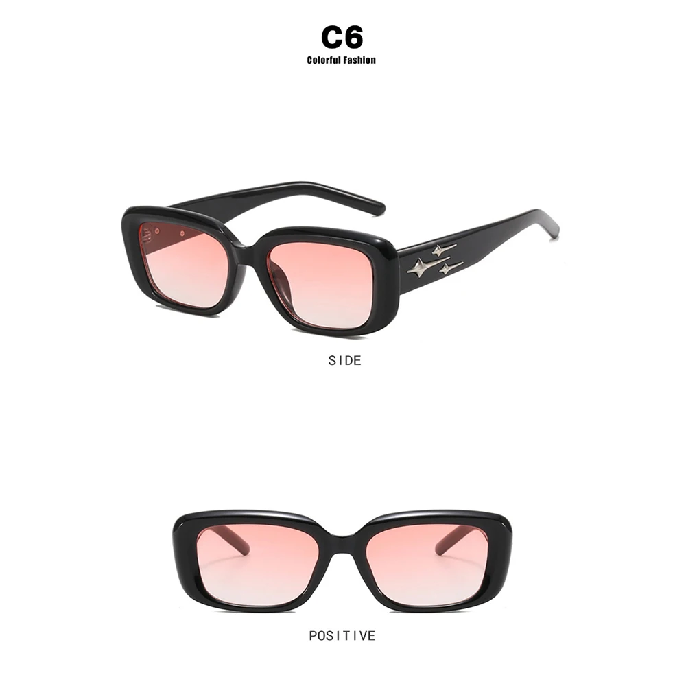 1/2 BUC Noua Moda la nivel de Cadru Mic Dreptunghi ochelari de Soare de sex Feminin Nuante Vintage UV400 Ochelari de Bomboane de Culoare Ciclism Ochelari de Soare . ' - ' . 1