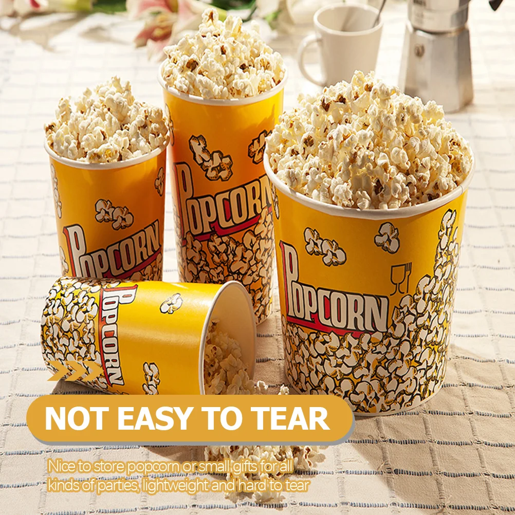10 Buc Popcorn Movie-noapte Castron Suport Tort Reutilizabile Copii Pp Cupa Copilului Gustare Partid . ' - ' . 1