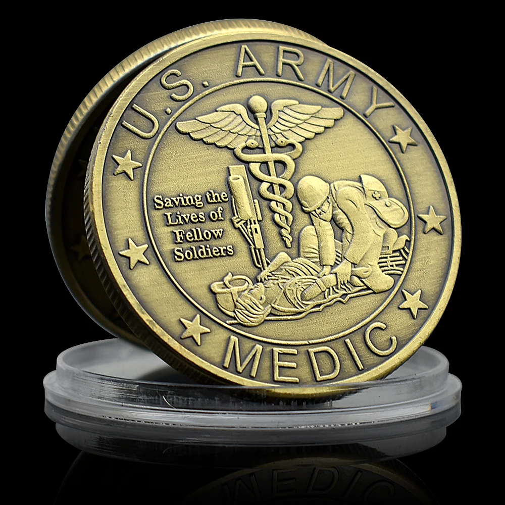 1775 Ani Departamentul de Armata Moneda Medic de Bronz Medalie Comemorativă În Capsulă Decor Acasă . ' - ' . 1