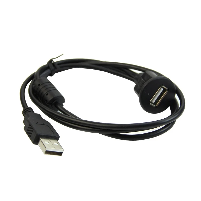 1M Mașină de Bord Monta Un Mascul La O Femelă USB 2.0 Extensie Soclu Panou Cablu Dec14 . ' - ' . 1