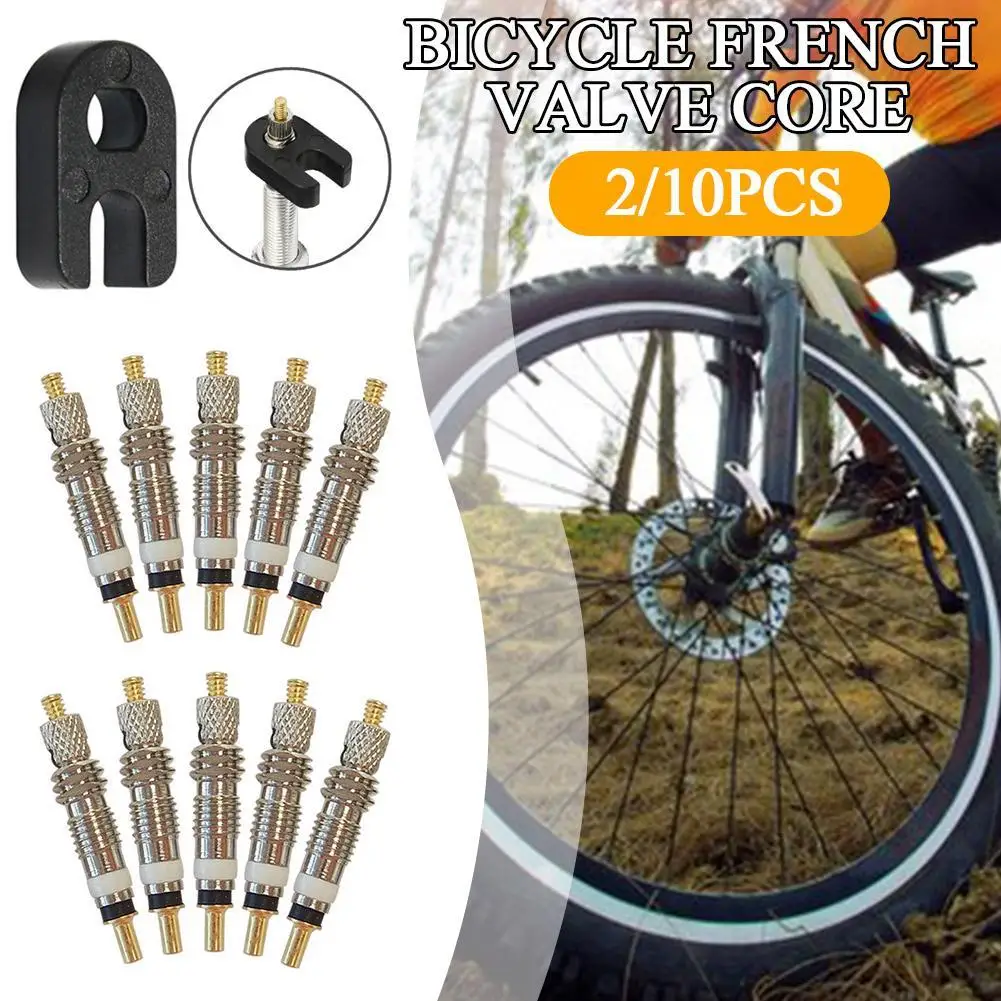 2/10 Buc Biciclete franceză Ventilului 1 buc Chei Bicicleta Remover Tubeless Core Ventilului de Bază ventilul Anvelopei Cu Bicicleta Înlocui S7Z5 . ' - ' . 1