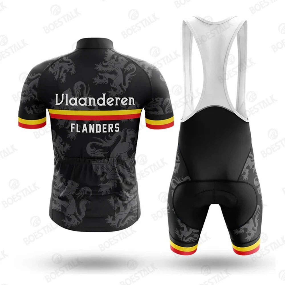2023 VLAANDEREN FLANDRA Ciclism Jersey Set Belgia Îmbrăcăminte de Biciclete Road Biciclete Tricouri Costum de Biciclete Salopete pantaloni Scurți MTB Ropa Maillot . ' - ' . 1