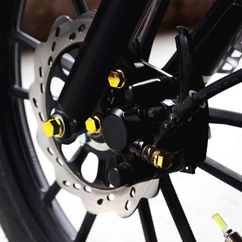 30buc/set Accesorii pentru Motociclete Cap Șurub Piuliță de Galvanizare Capac Capacul se Potriveste Decorare Acoperire Pentru Yamaha Honda Kawasaki . ' - ' . 1