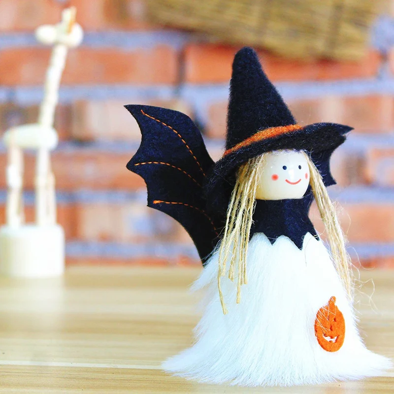 4 Buc Halloween Jucării de Pluș Set Drăguț 3D Dovleac Vrăjitoare Înger Papusa pentru Copii Cadou de Bucatarie Ornament de Halloween . ' - ' . 1
