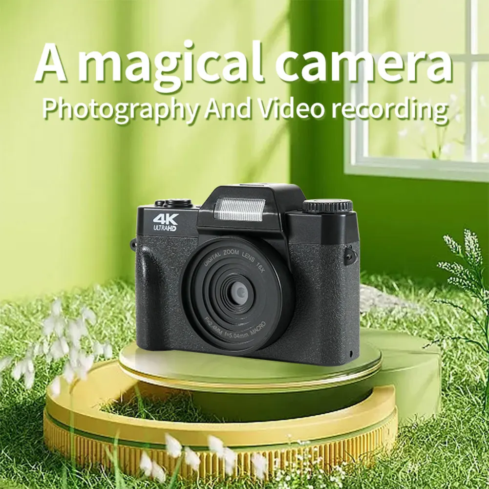 4K HD Retro camera Video Anti-shake aparat de Fotografiat Digital Auto Focus 48MP Călătorie aparat de Fotografiat Portabil Integrat de Înregistrare 16X Zoom Suport TF . ' - ' . 1