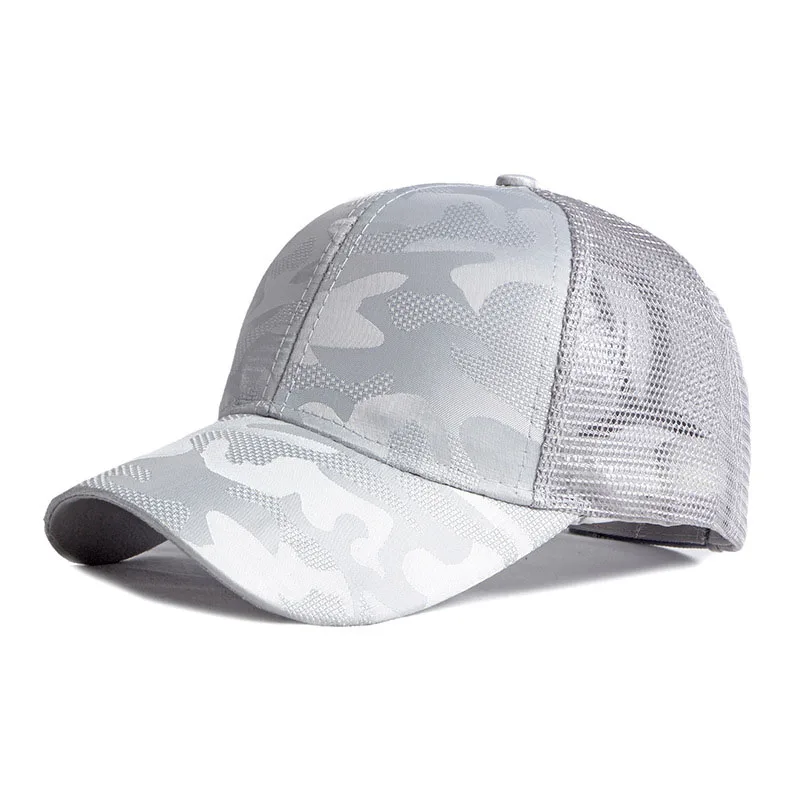 6colors Diy logo-ul Personalizat Broderie Baseball Capponytail pălărie Femei Solid Reglabil Camo mesh Snapback hat cu Logo-ul Scrisoare . ' - ' . 1