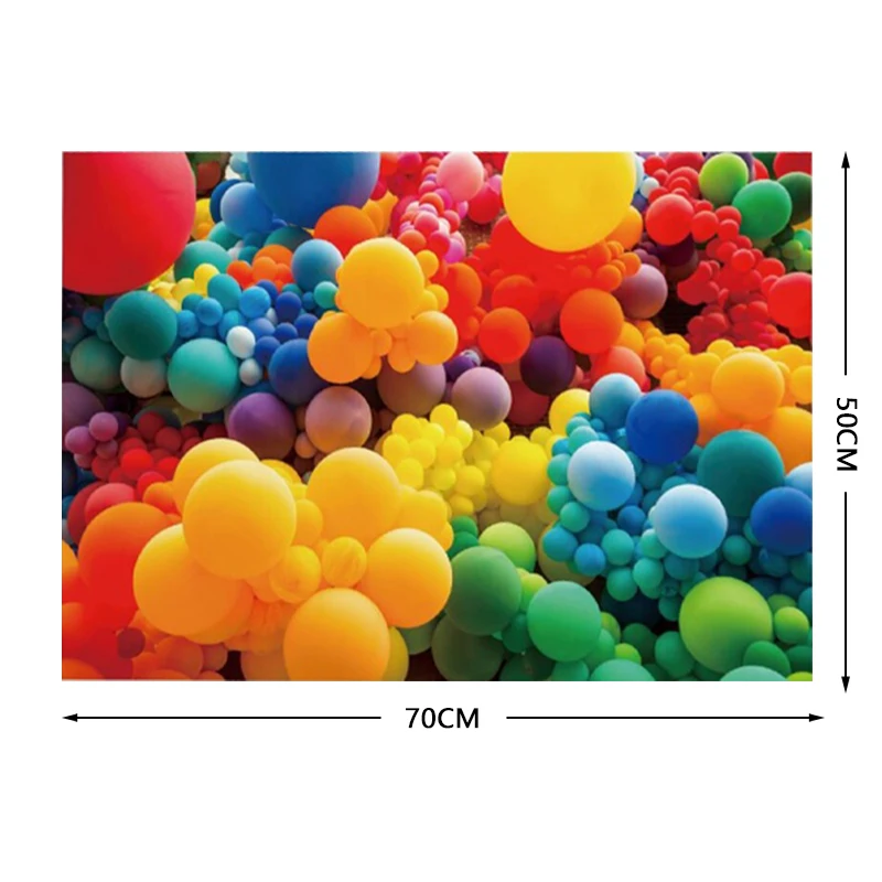 70*50cm Adult Puzzle 1000 Piese Hârtie Jigsaw Puzzle-uri Colorate, Baloane Pictura Celebra Serie Învățare Educație Jucarii artizanale . ' - ' . 1